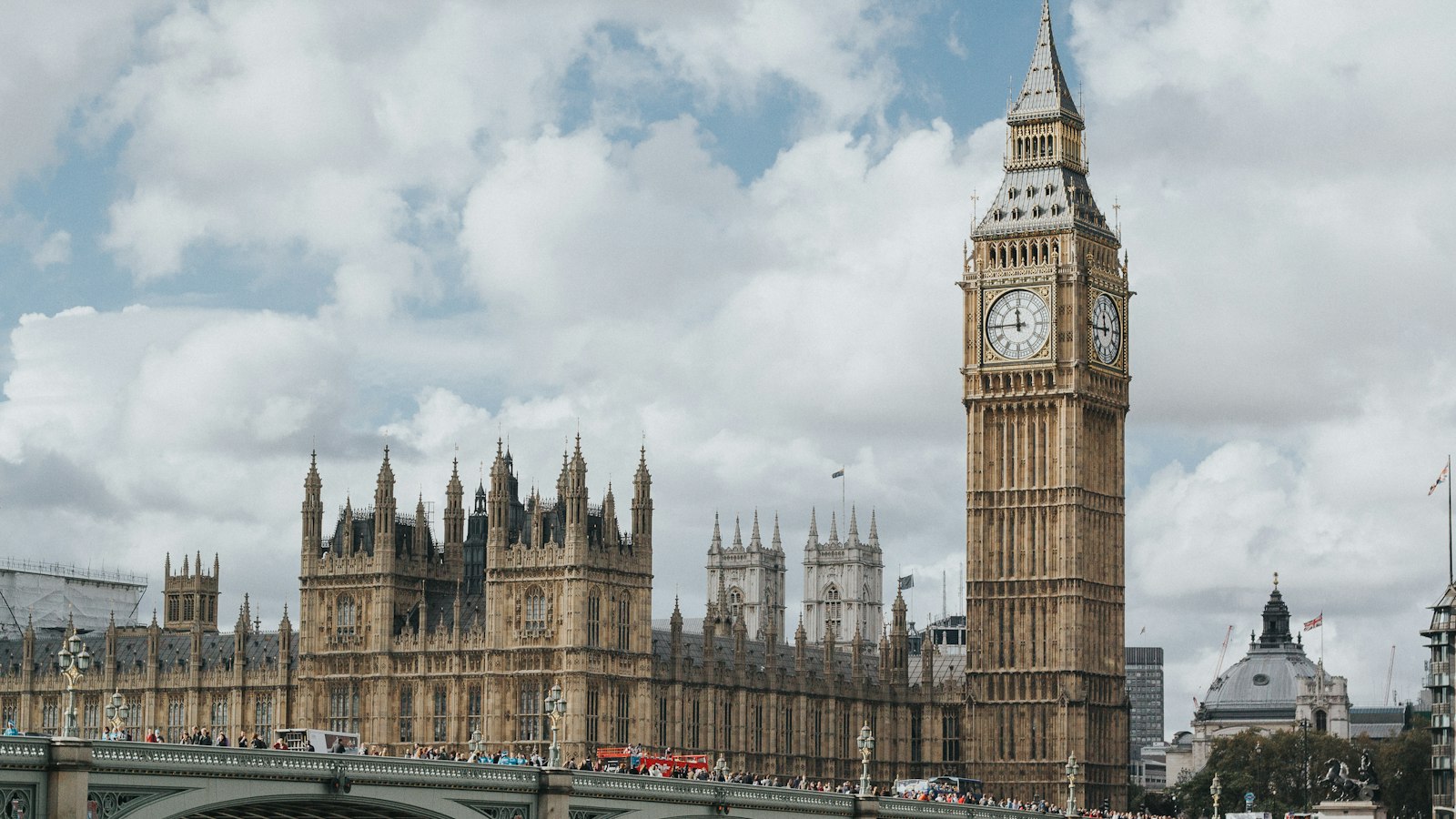 Big Ben and the Palace of Westminster in London