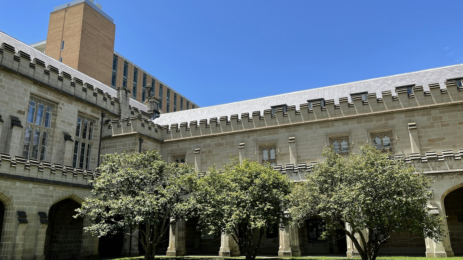 Old Quad building at the University of Melbourne, Parkville